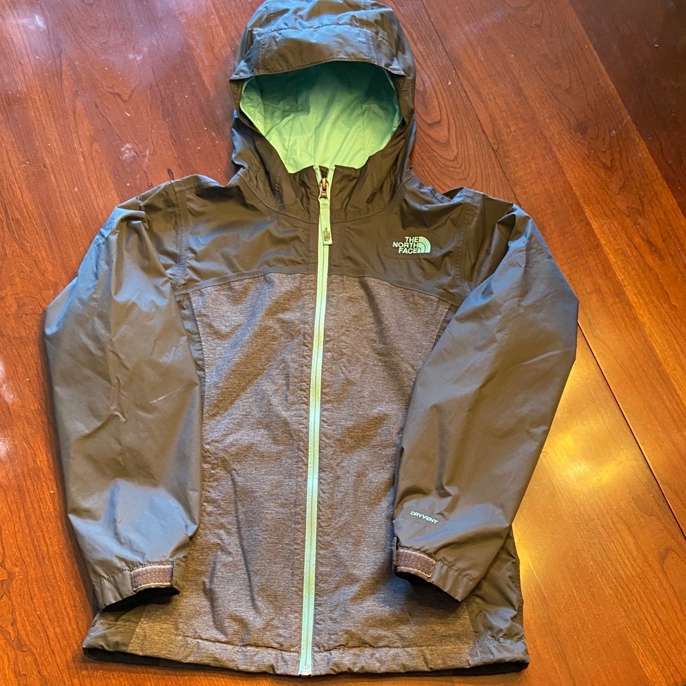 The North Face DryVent Full Zip Hooded Girl’s Windbreaker Rain Jacket